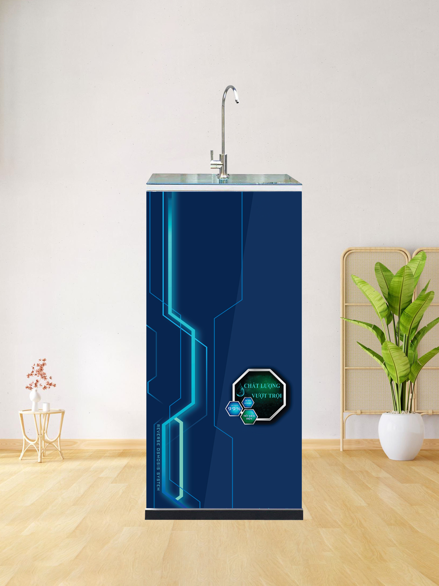 MÁY LỌC NƯỚC FULIZA CAO CẤP RO 9 CẤP 1 VÒI