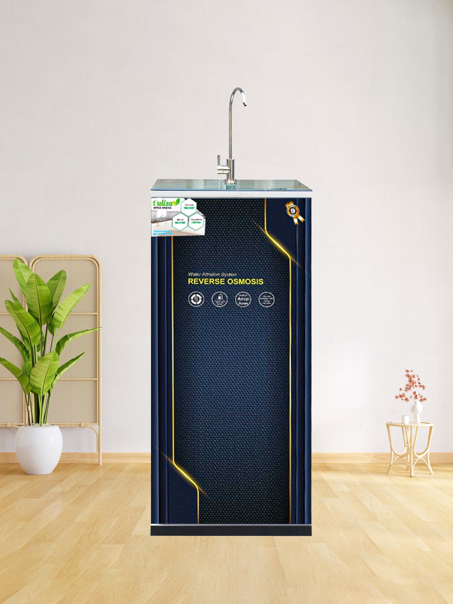 MÁY LỌC NƯỚC FULIZA CAO CẤP RO 9 CẤP 1 VÒI