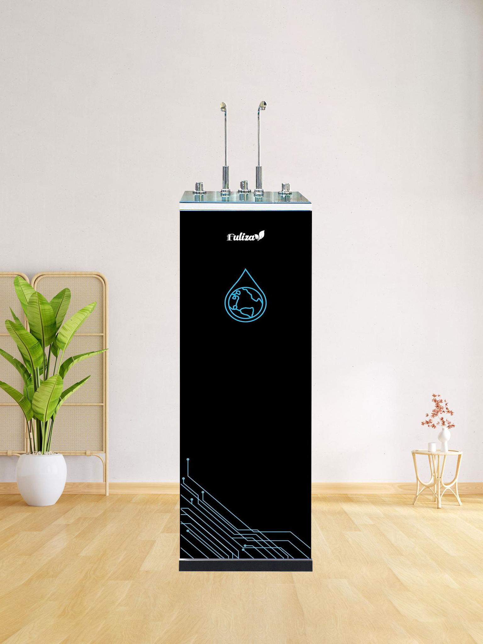 MÁY LỌC NƯỚC FULIZA CAO CẤP NÓNG LẠNH NGUỘI 9 CẤP 2 VÒI SLIM