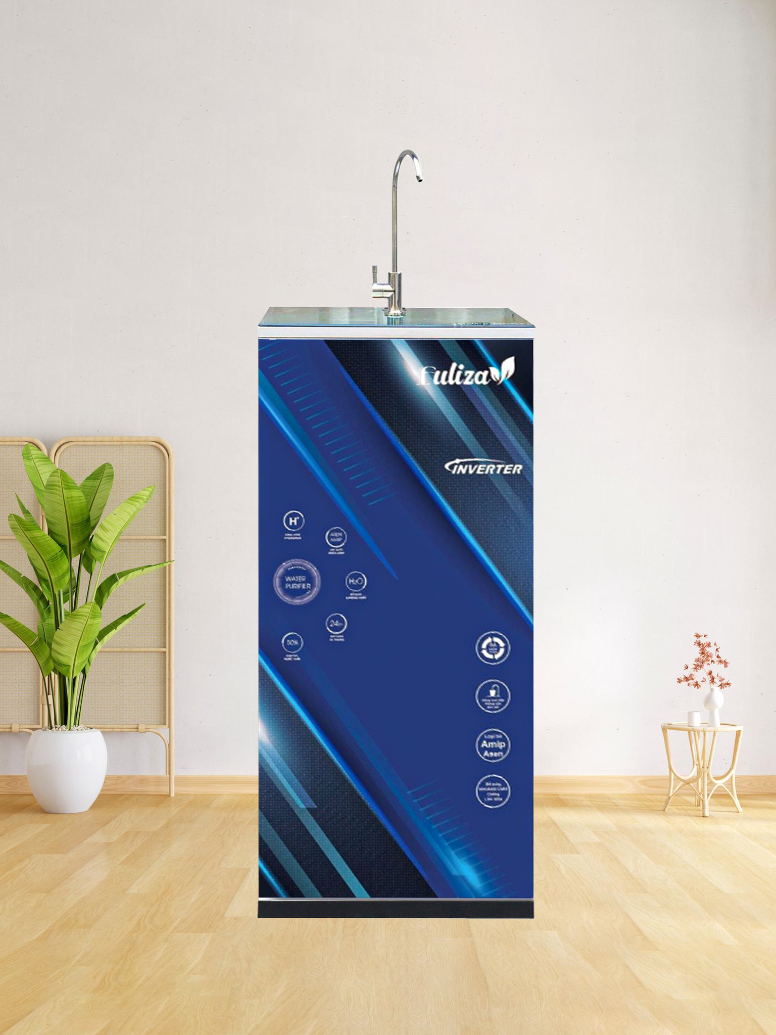 MÁY LỌC NƯỚC FULIZA CAO CẤP RO 9 CẤP 1 VÒI