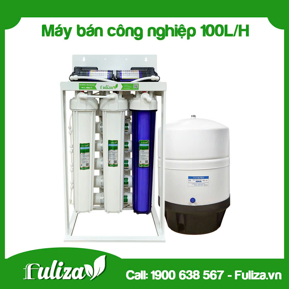 MÁY LỌC NƯỚC BÁN CÔNG NGHIỆP KHÔNG VỎ TỦ 100L/H