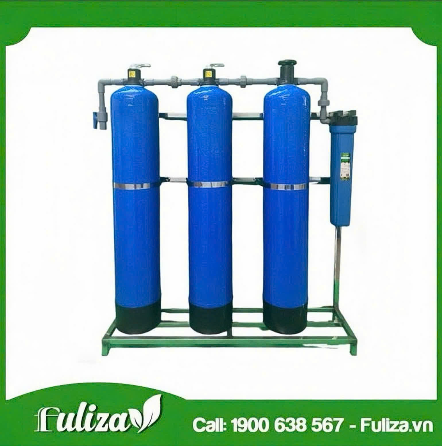 HỆ THỐNG XỬ LÝ NƯỚC ĐẦU NGUỒN 3 CỘT